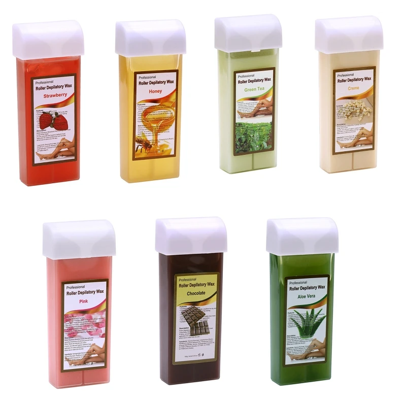 

100g Hair Removal Wax Gentle Non-irritating Hot Depilatory Cream Wax Cartridge