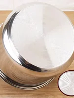 Cuvette intérieure en acier inoxydable pour autocuiseur électrique, bol multicuiseur, réservoir pour la cuisson de la soupe et de la bouillie, 4L 3