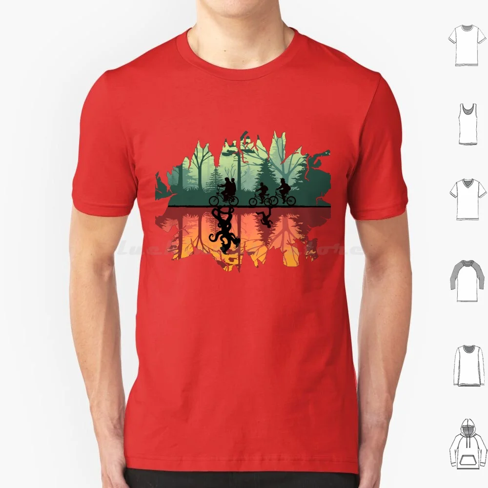 thumbnail image 1 of ( The Upside Down ) T Shirt 6Xl Cotton Cool Tee Things Stranger Will Byers Mike Eleven Lucas Dustin 80S Hawkins Netflix 1980S, 1 of 5