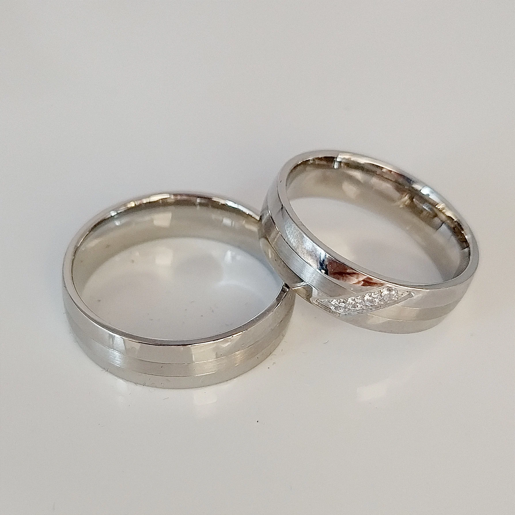 6 Anelli Portatovaglioli In Acciaio Inox Con Perline - Colore Oro - Eleganti E Delicati Per Tovaglie Da Cena, Matrimonio E Feste
