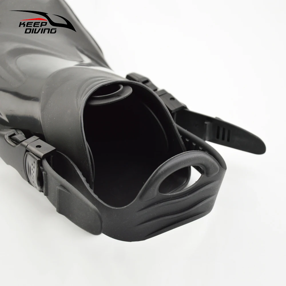 1 Pair Adjustable Scuba Diving Fins Accessories Swimming Fins Straps Big Buckles Small Buckles 4