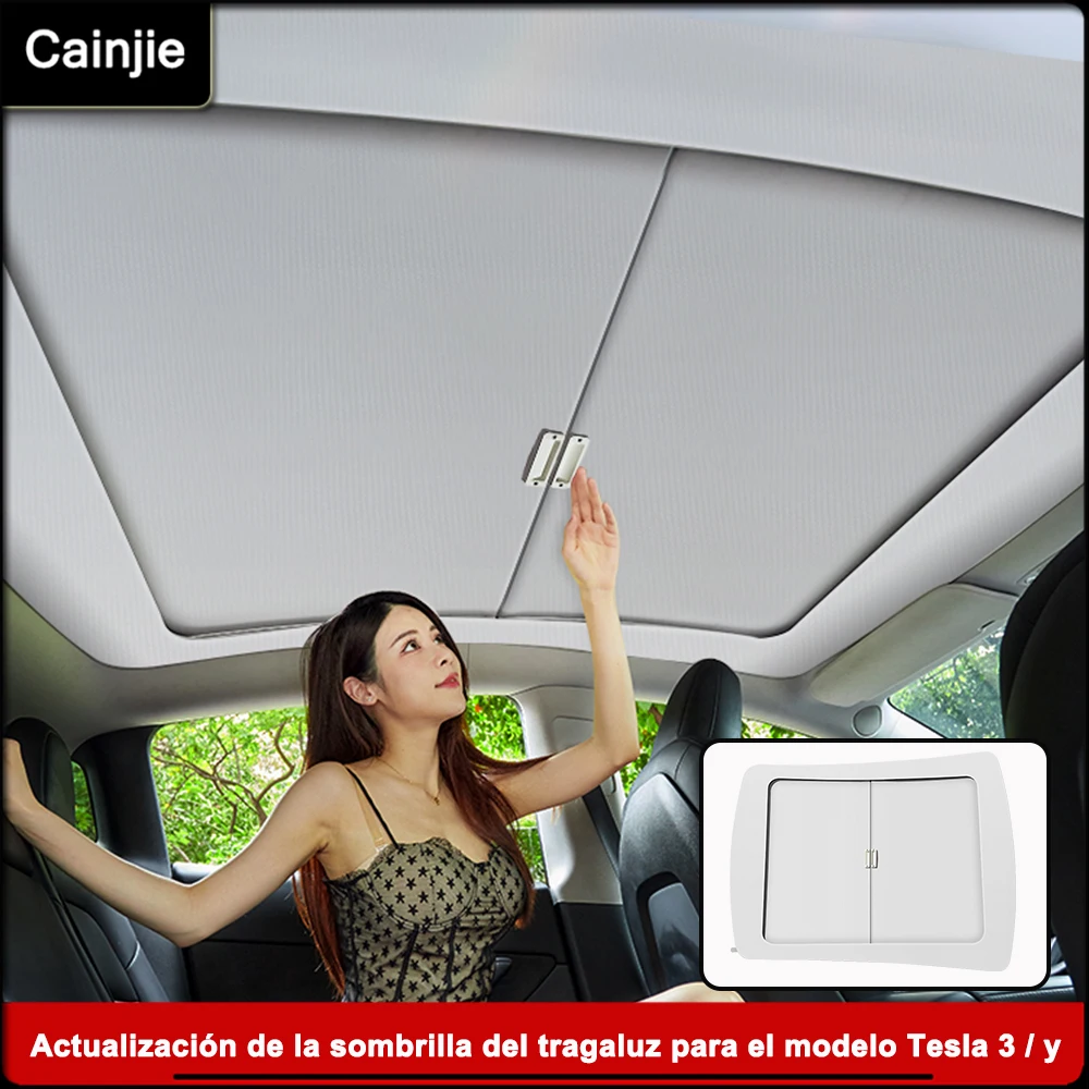 Parasol retr ctil para Tesla Model Y 3 accesorio 2023 Original parasol-retr-ctil-para-tesla-model-y-3-accesorio-2023-original
