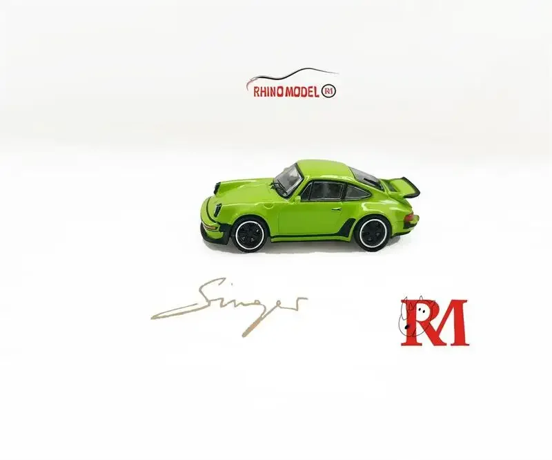 

Модель автомобиля Rhino RM 1:64, зеленый литый под давлением для певицы, турбо-Кабинета 930