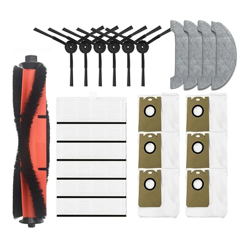 

Насадка на швабру, пылесборник, основная щетка, боковая щетка, HEPA-фильтр для Imou L11 L11 Pro honfurniture Q6 Pro Запчасти для робота-пылесоса