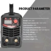 300Amp ARC MMA Welder  Inverter Welding Machine 110V 220V  IGBT Electric LCD Welder with Electrode Holder Mask Welding Rods Kits 3