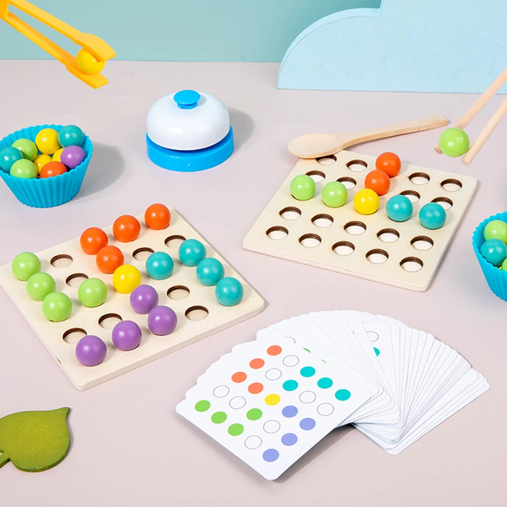 لعبة مطابقة الألوان والفرز التعليمية (مونتيسوري)