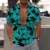 Hawaiian Shirt For Men Vacation Daily Slim Fit Tops Gym Elegant Flower Pattern Leaves Social Casual Fashion Camisa Y2k Clothing 7