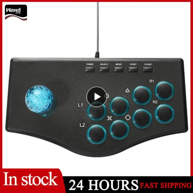 Arcade Fight Stick Street Fighting Joystick Controller Gamepad Per Ps3 / Pc / Android, Usb Pc Street Fighter Arcade Game