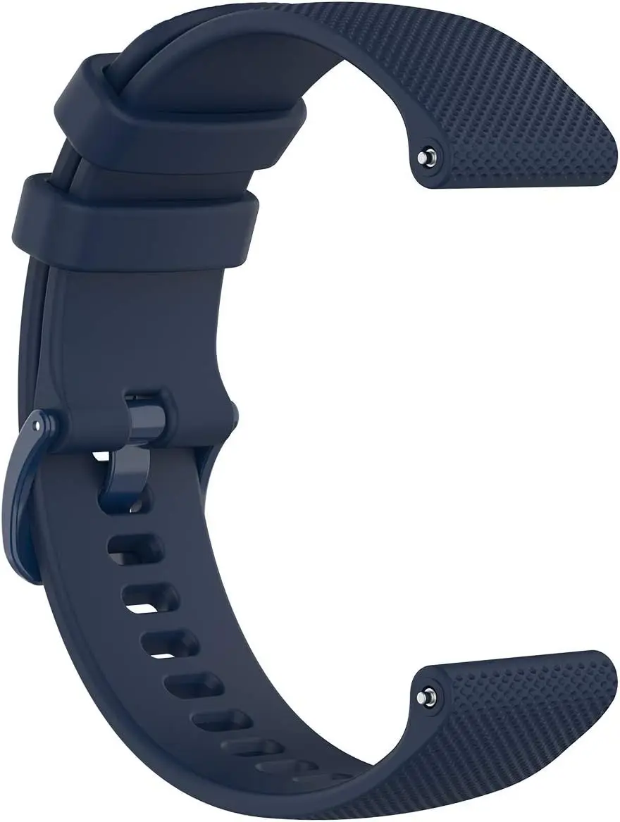 Breathable 22mm Silicone Sports Band Strap - Vibrant Color Replacement Bracelet