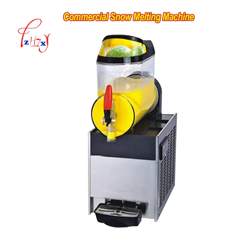 

XRJ10Lx1 Single Cylinder Commercial Snow Melting Machine 110V/220v Slush Ice Slusher Cold Drink Dispenser Smoothie Machine 1pc