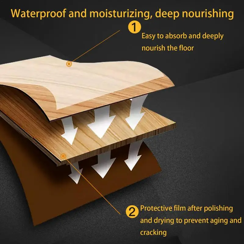 Wood Floor Oil Wood Polish Orange Oil 300ml Hardwood Floor Polish Care Anti-cracking Brighten Refill For Home Floors