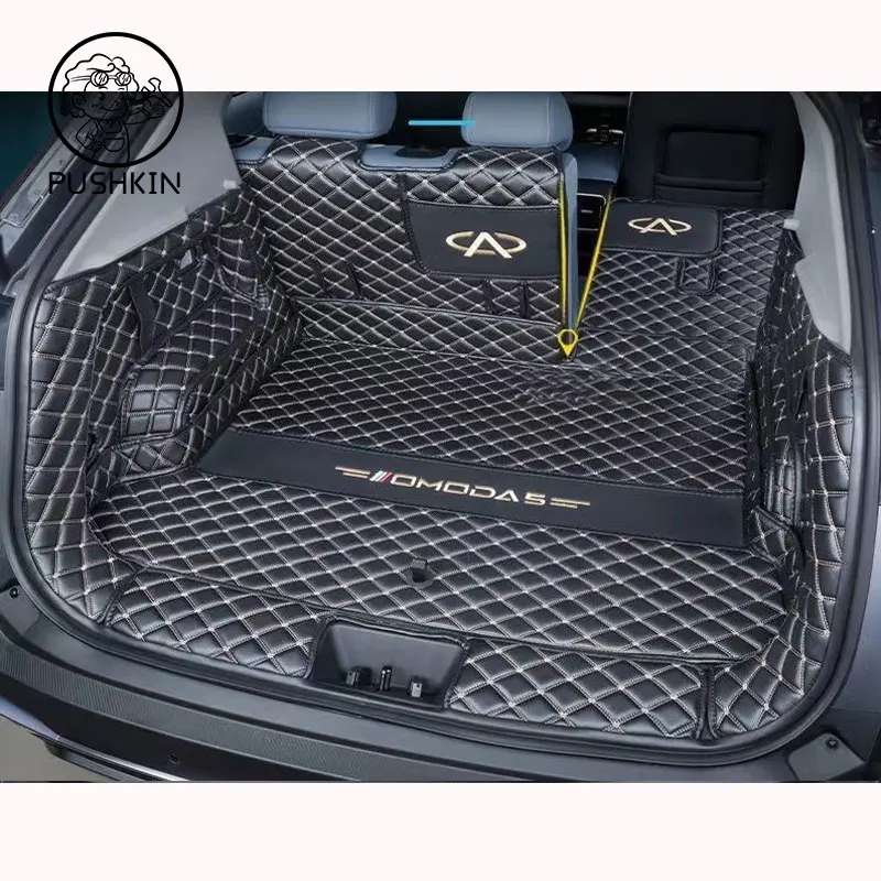 Tapis de coffre en cuir durable pour Chery Omoda, doublure de cargaison,  tapis de coffre, film arrière, accessoires de décoration intérieure, C5 FX,  2022, 2023 - AliExpress