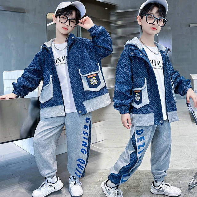 Boys Girls Clothing Sets Teen Boys Printed Hoodies Tops Pants Sport Outfits  Sets Children Casual Suits Tracksuits 6 8 10 12 14 Y - AliExpress