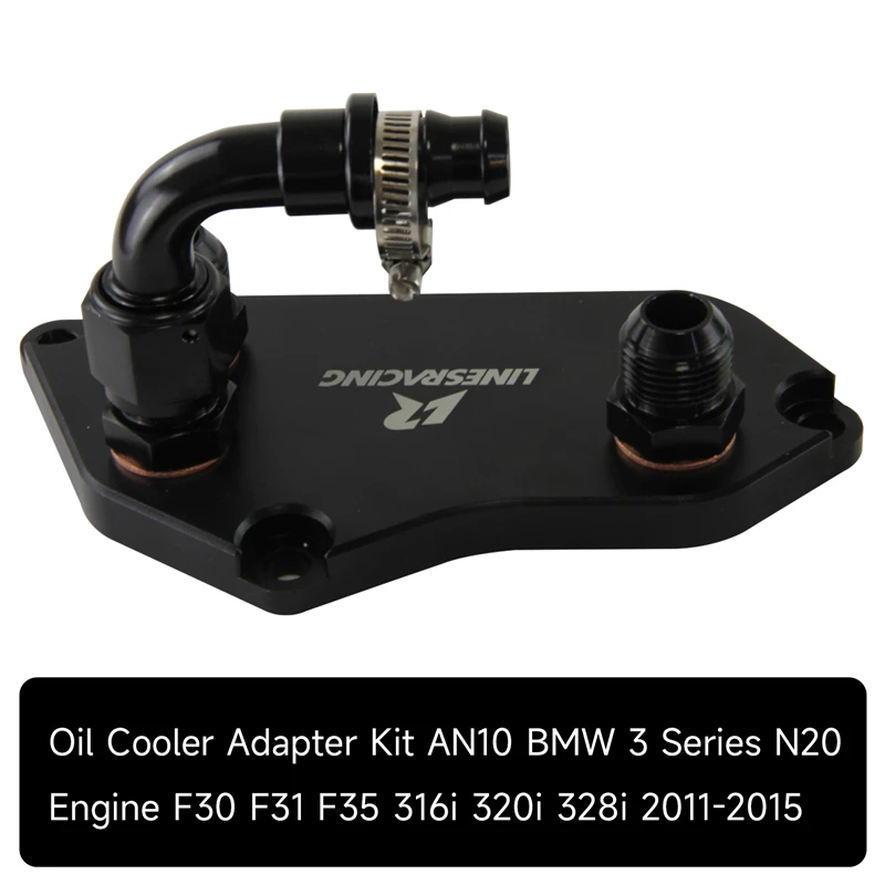 1 Set Öl Kühler Für BMW N20 N52 320i 316i 328i 3 serie F30 Motoröl Kühler  Adapter Schwarz Öl kühler - AliExpress