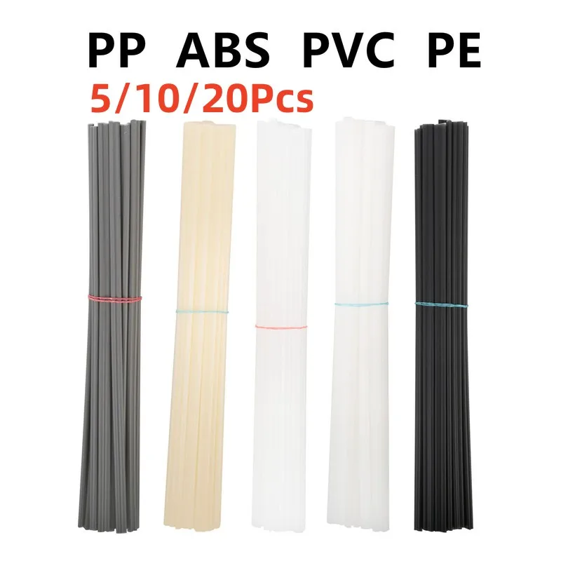 5/10/20pcs Plastic Welding Rods Abs/pp/pvc/pe 5x2.5mm Plastic Welding
