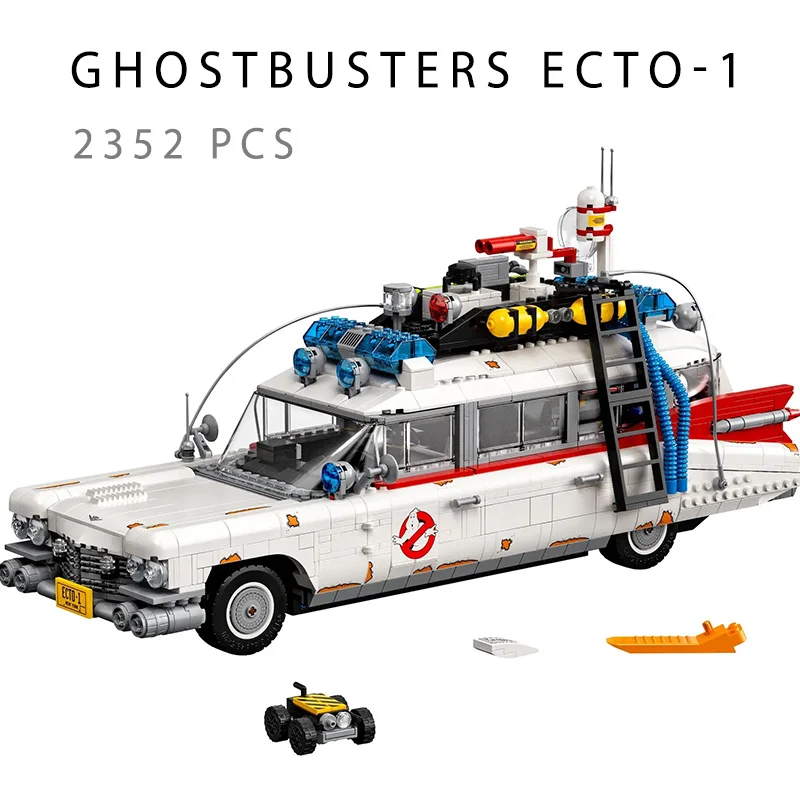 

GHOST BUSTERSD ECTO-1 CAR Compatible 10274 Building Blocks Bricks Automobile Kids Birthday Christmas Toy Gift