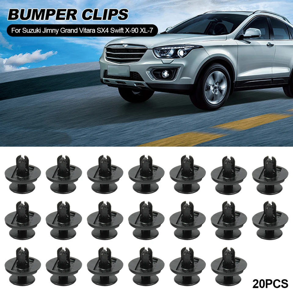 YINETTECH 40 Stks Side Molding Panel Trim Clips Plastic Zijstrip Montage Clip Vervanging Compatibel Met Suzuki Deur Bevestiging 627112966