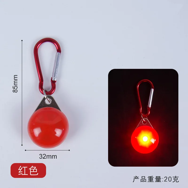 Dog Pet Pendant LED Lighted Cat Safety Flashing Night Light Pet LED Collar Pendant for Training Walking 