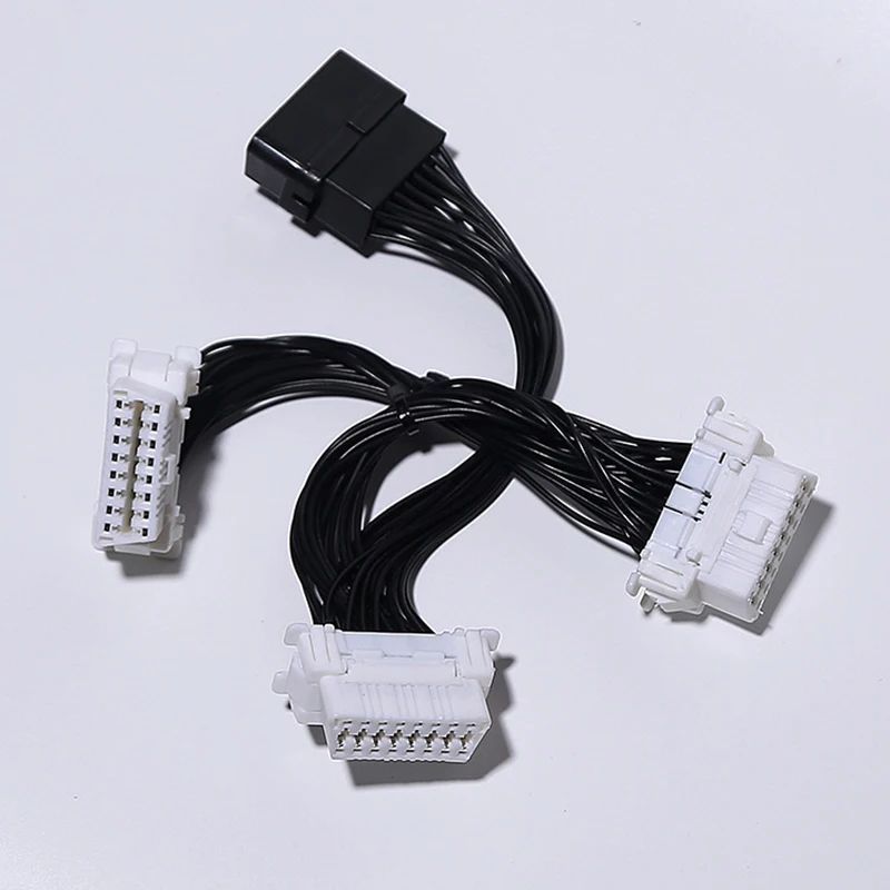 MaletoTwoFemaleYCableStable&HighSpeedtransmission16pinOBD2OBDiiOBD2SplitterExtensionCableforELM327-AliExpress34