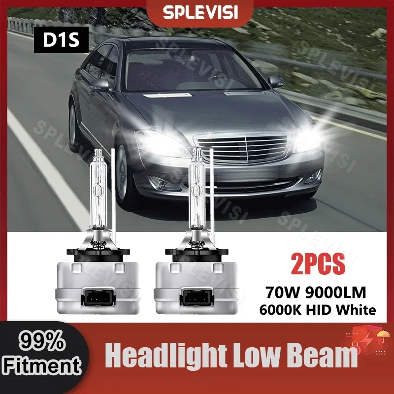 2PCS D1S Low Beam Xenon Light Bulbs 9000LM 70W/Pair For Mercedes S Class W221 2005 2006 2007 2008 2009 2010 2011 2012 2013 2pcs clear led number plate lamp canbus for benz w164 2005 2007 2009 2011 x164 2007 2012 w251 2006 2011 license plate light