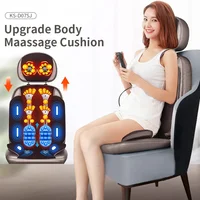 JinKaiRui Electric Neck Back Body Household Massager Vibrate Cervical Malaxation Device Infrared Heating Massage Pillow Chair 1