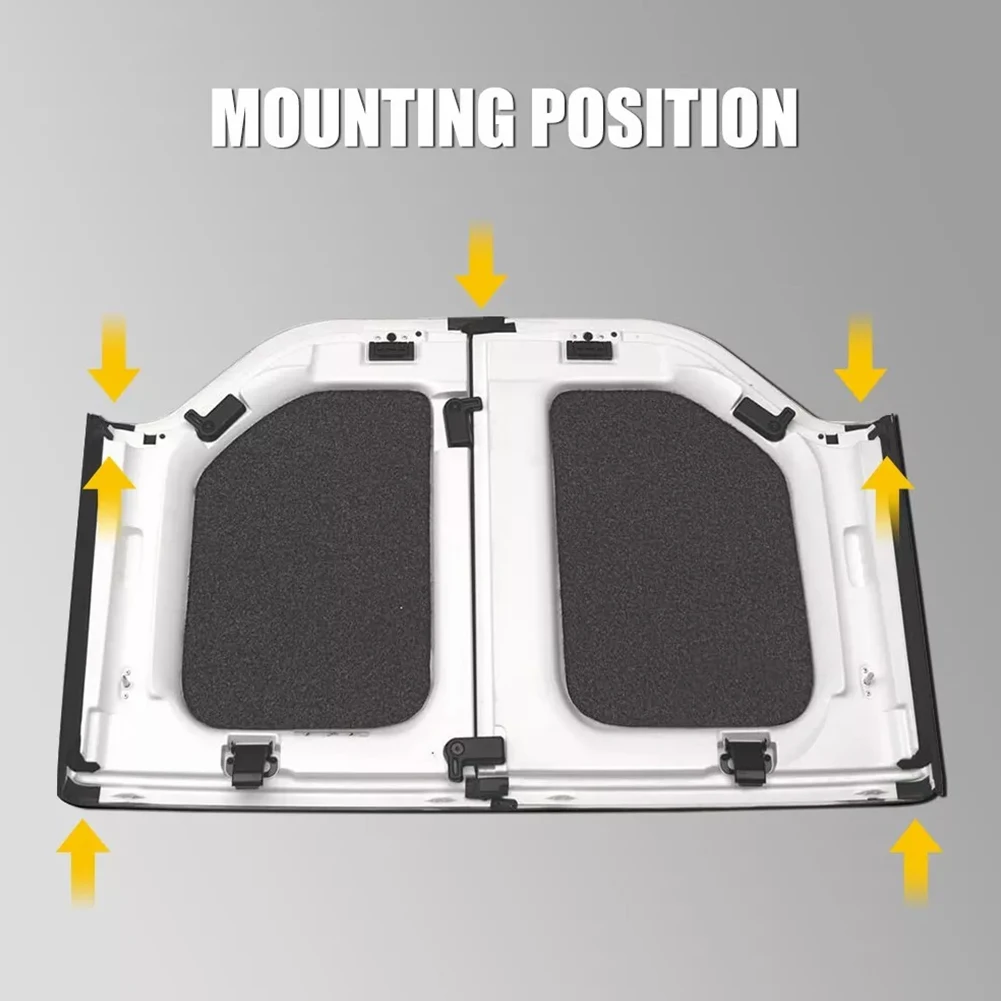 17PCS Hardtop Headliner Roof Seal Kit Replace 68026937AB Hardtop Headliner Roof Seal Replacement Parts for Jeep Wrangler JK 2018 3
