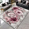 European Style Flower Pattern Carpets for Living Room Gorgeous Large Room Rugs Thickening Big Size Floor Mats for Lounge Balcony 1
