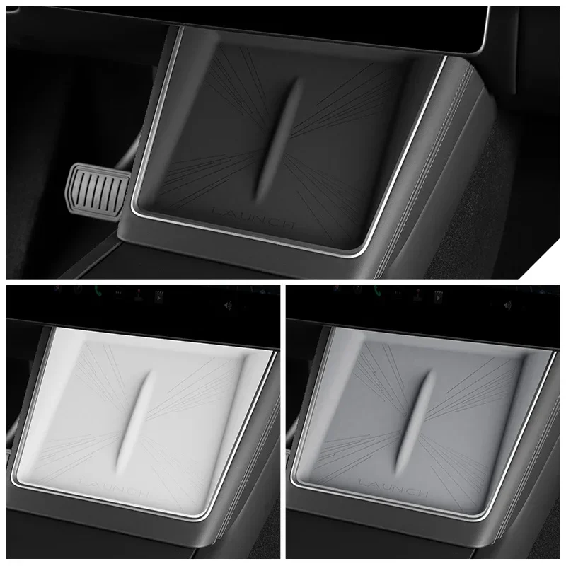 Premium Central Control Wireless Silicone Pad Mobile Phone Anti-Slip Dust Mat - Car Accessories 2025 Edition