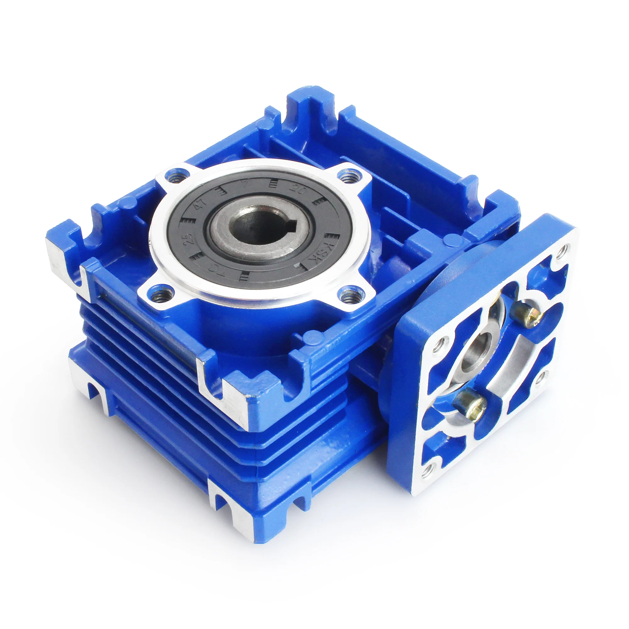 NEMA23 Motor Worm Gear Reducer NMRV030 High Torque Gearbox Reducer Input 11mm Output 14mm Gear Ratio 5:1/7.5:1/10:1/80:1 worm geared motor