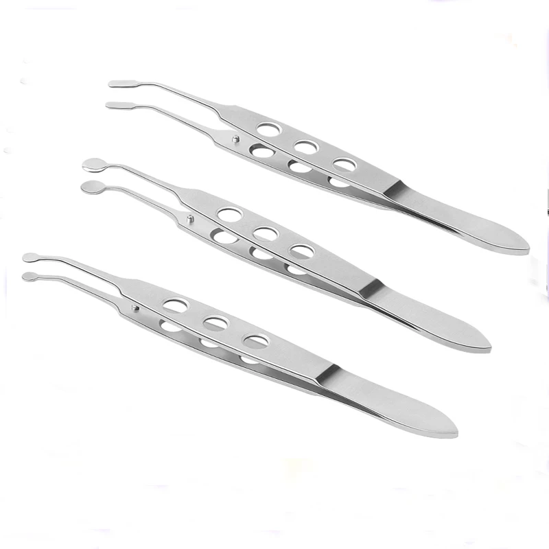 

Metarsal gland massage forceps Ophthalmic eye plate gland massage clip squeeze eyelid gland blockage dredge tweezers eyelid turn