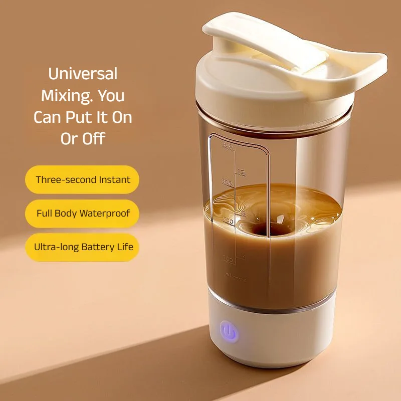 Electric Powder Mixing Cup Automatic Shaker Bottle Mixer Shake Bottle Milk Coffee Blender Kettle fro Gym outdoor