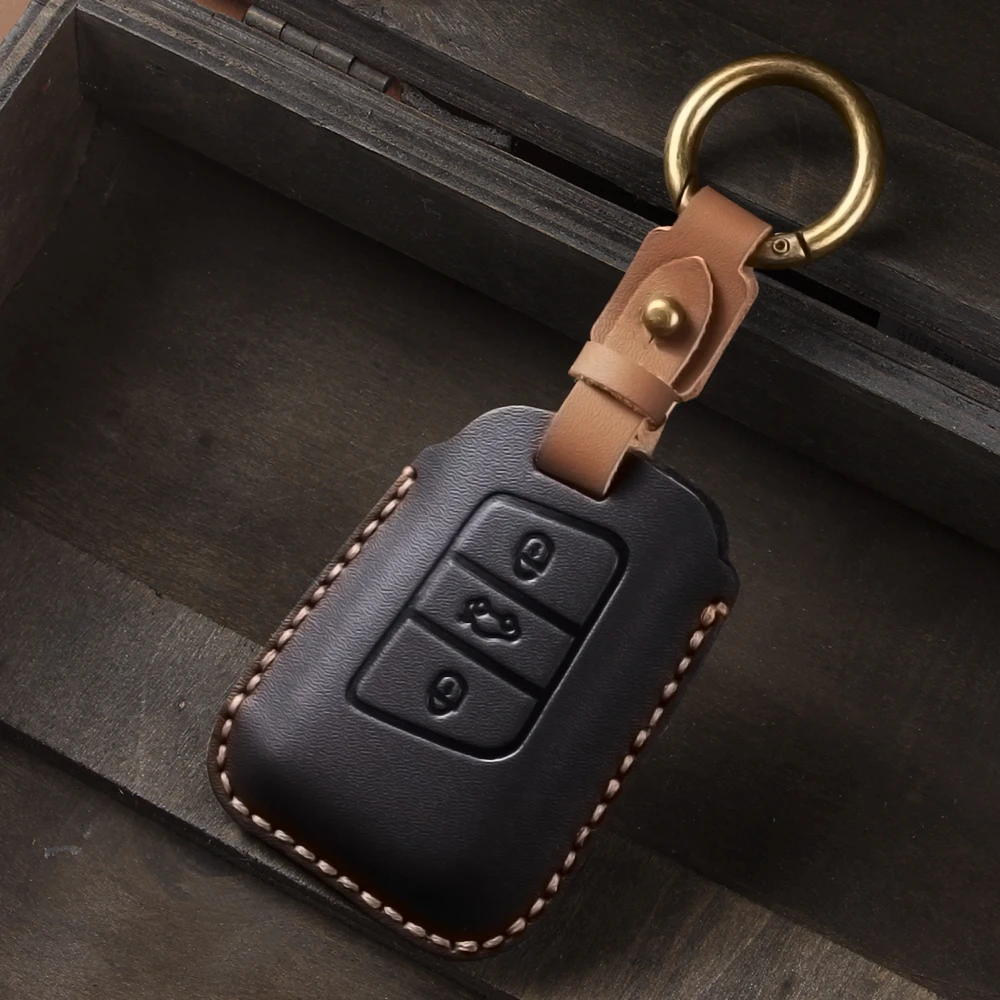 Premium Leather Car Key Case Cover