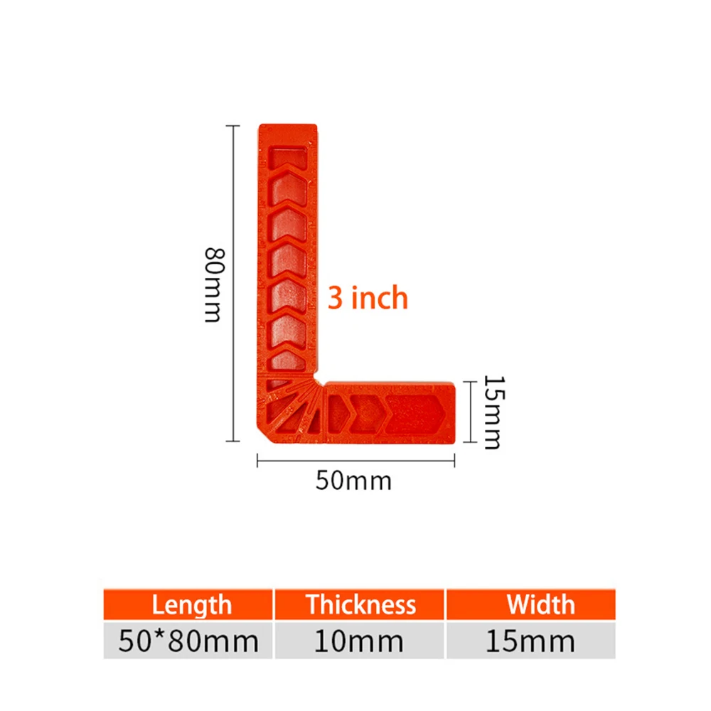 Right Angle Fixing Clip 90 Degree L-shaped with scale Auxiliary Fixture Position