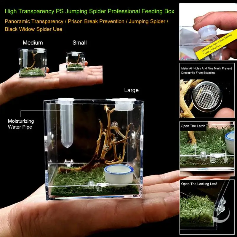 Aquarium Tank Vivarium Box Small Reptiles Breeding Box
