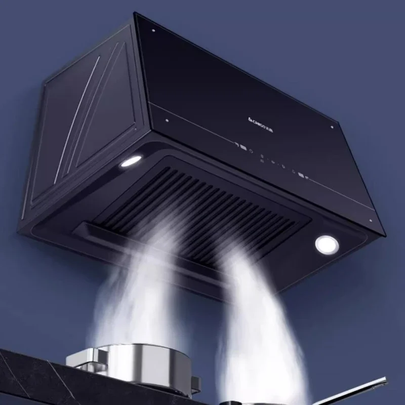 220V Kitchen Hood Kitchen Exhaust Hood 710MM Top Suction Small Size Range Extractor Exhaust Cooker Range Hood 3
