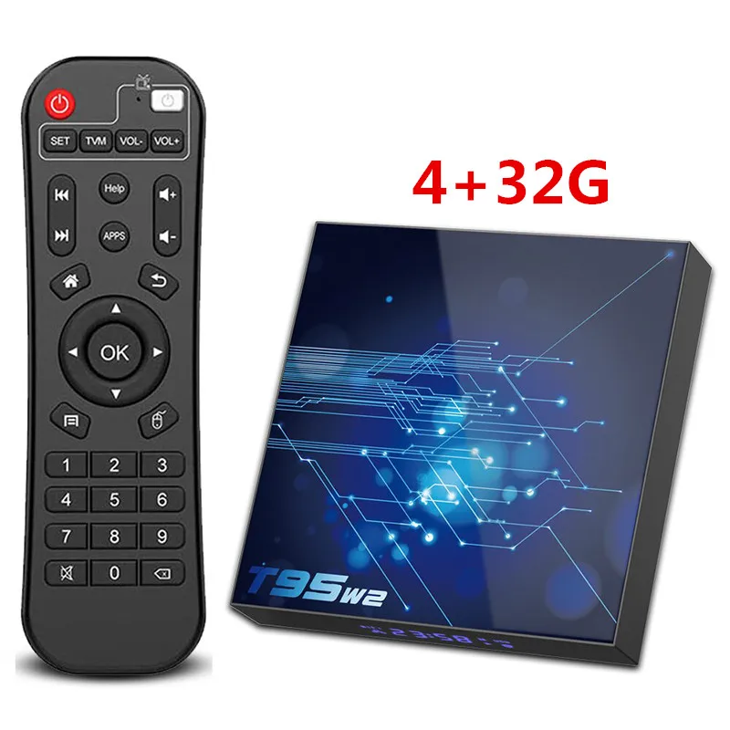 

Приставка Смарт-ТВ T95W2, 4 + 32 ГБ, Android 11, Amlogic S905W2
