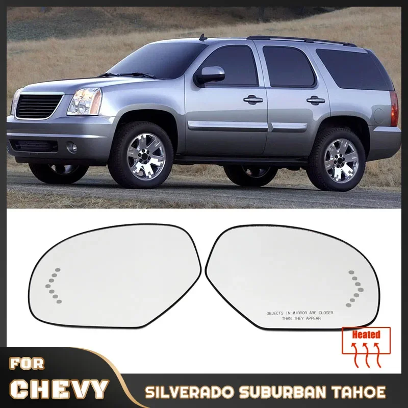 Für Cadillac Escalade EXT Silverado GMC Sierra Chevrolet Suburban 2007-2013 Spiegelglas