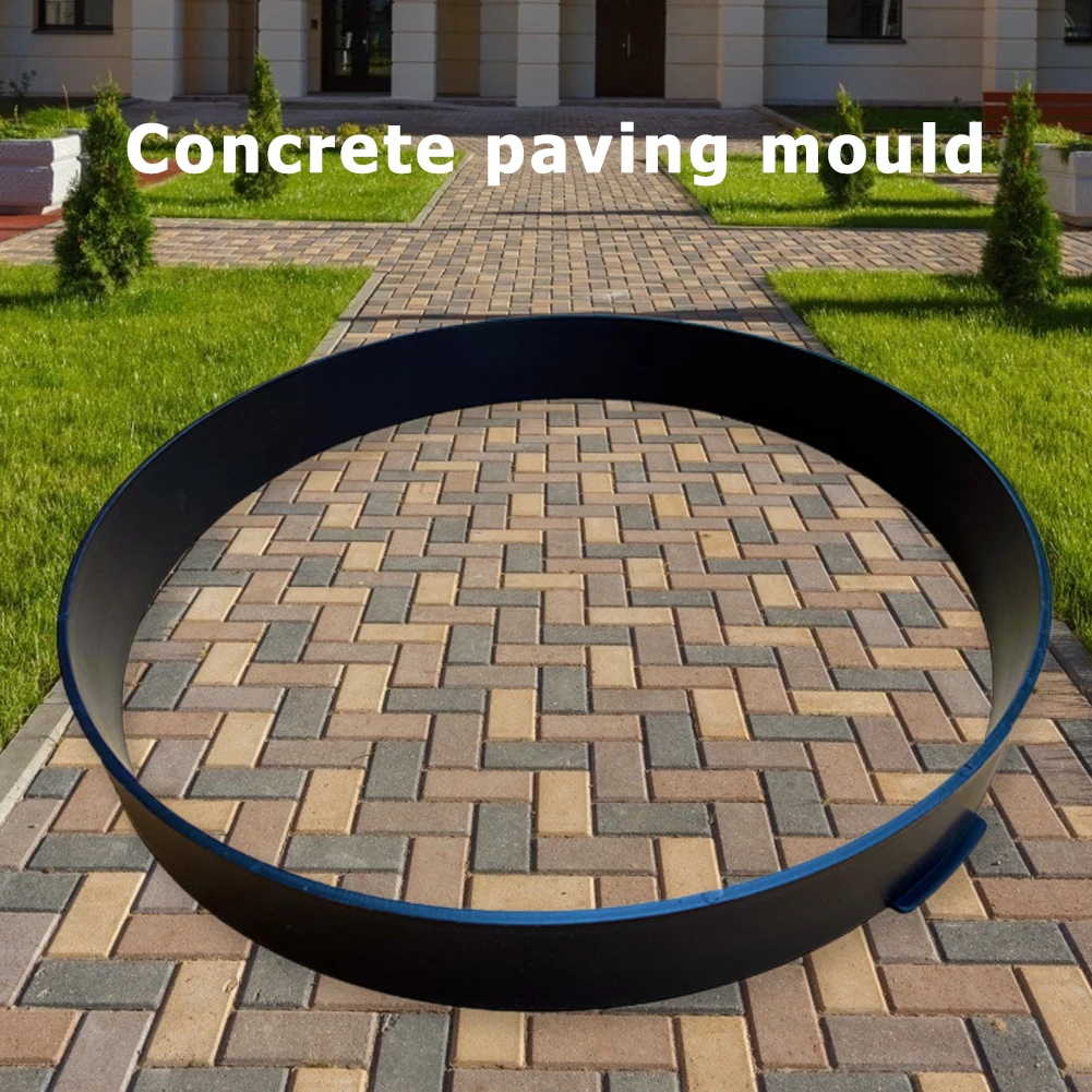 Paving Round Stepping Stone Concrete Mold Floor Path Maker Mould for Garden Yard