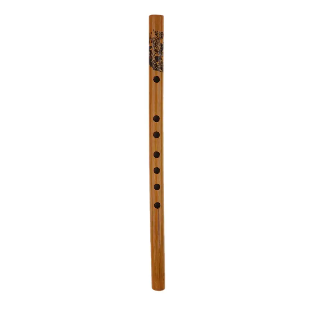 Durable Chinese Traditional Flute Perform Bamboo Xiao Dizi Vertical Bamboo Flute 33cm Length