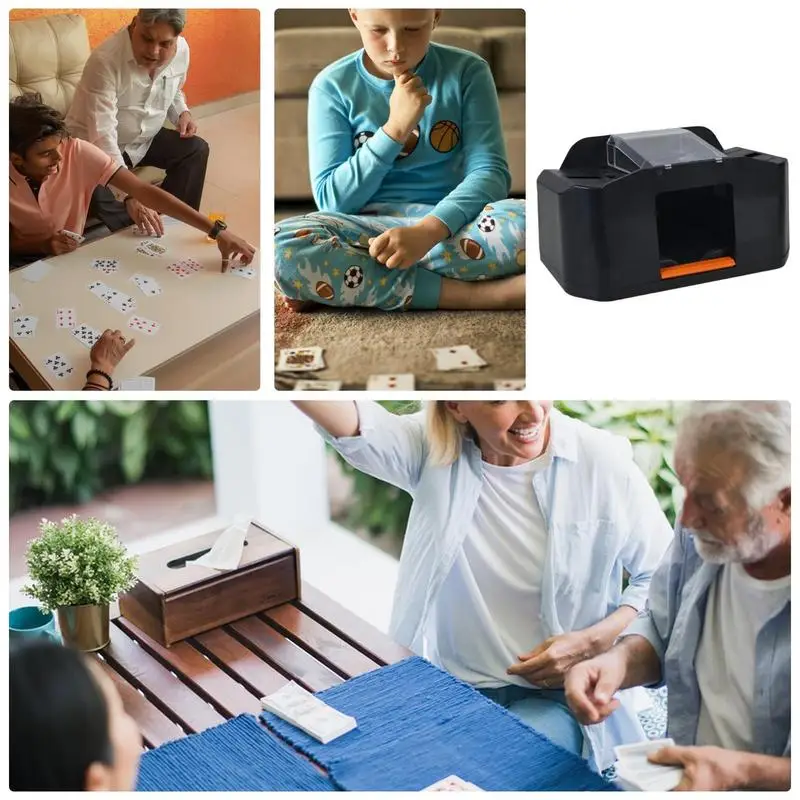 Automatic Card Shuffler With Rechargeable 2000mAh battery Electric Poker Card Shuffler Tool Device For Games Home Party card shuffler