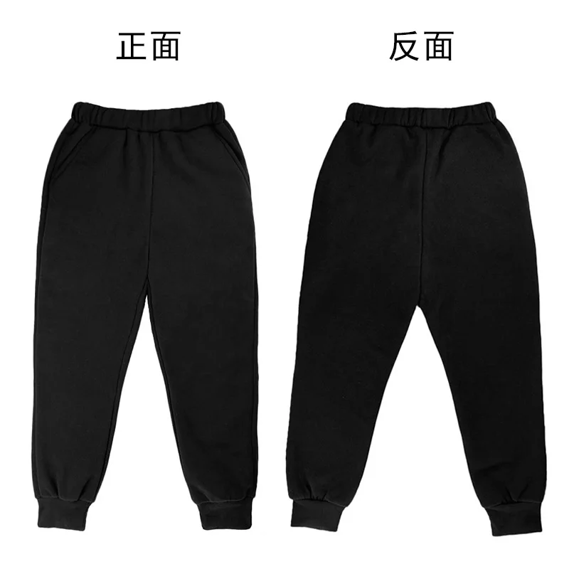 Jungen- und Mädchen-Sportbekleidung, lange Hemden mit Kapuze, modische Sportbekleidung, neue Herbstmode, lange Hosen, Thermohosen, 3–13 Kinder – Detail 6