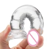 Transparent Jelly Dildo Realistic Penis with Strong Suction Cup Female Masturbator Adult Products Erotic Sex Toys for Couple 1
