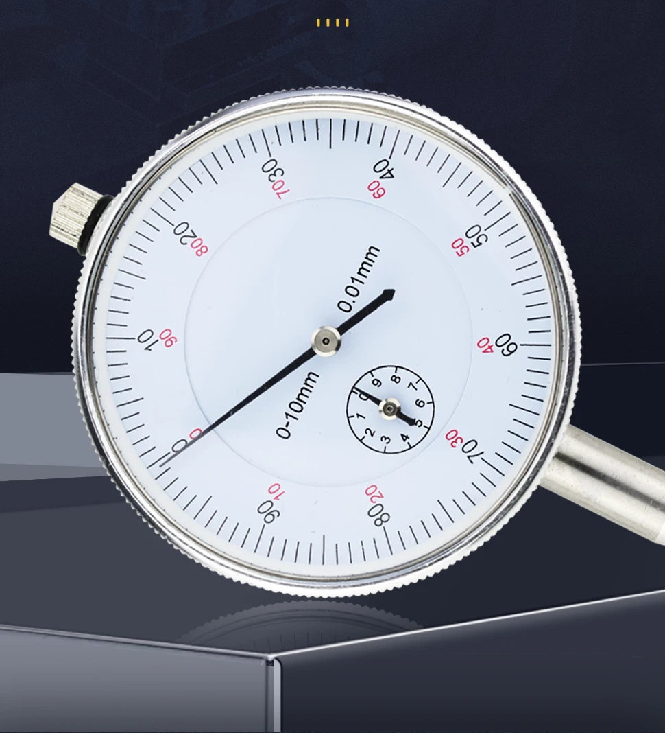 Description Picture 3 of item0-10mm Dial Indicator Precision Hour Type Indicator Meter Dial Bore Gauge Indicators Micrometer Measurement Tools Comparator