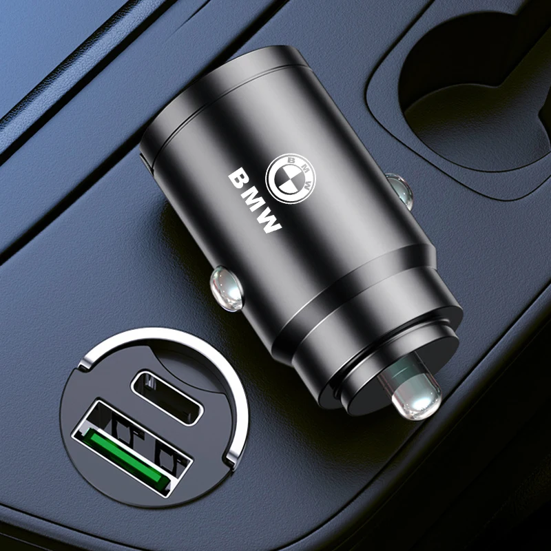 Car-Centre-Pull-Ring-Car-Charger-30W-USB-Type-C-Conversion-QC-3-0-For ...