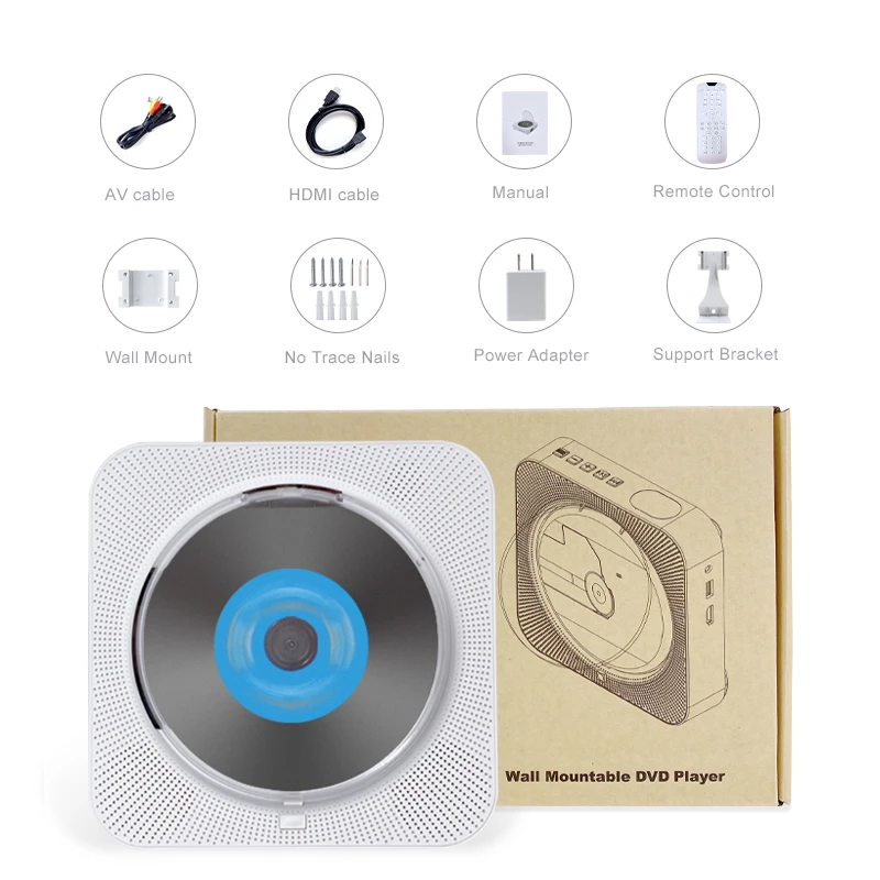 

wall mounted portable CD player all in one Album with speaker