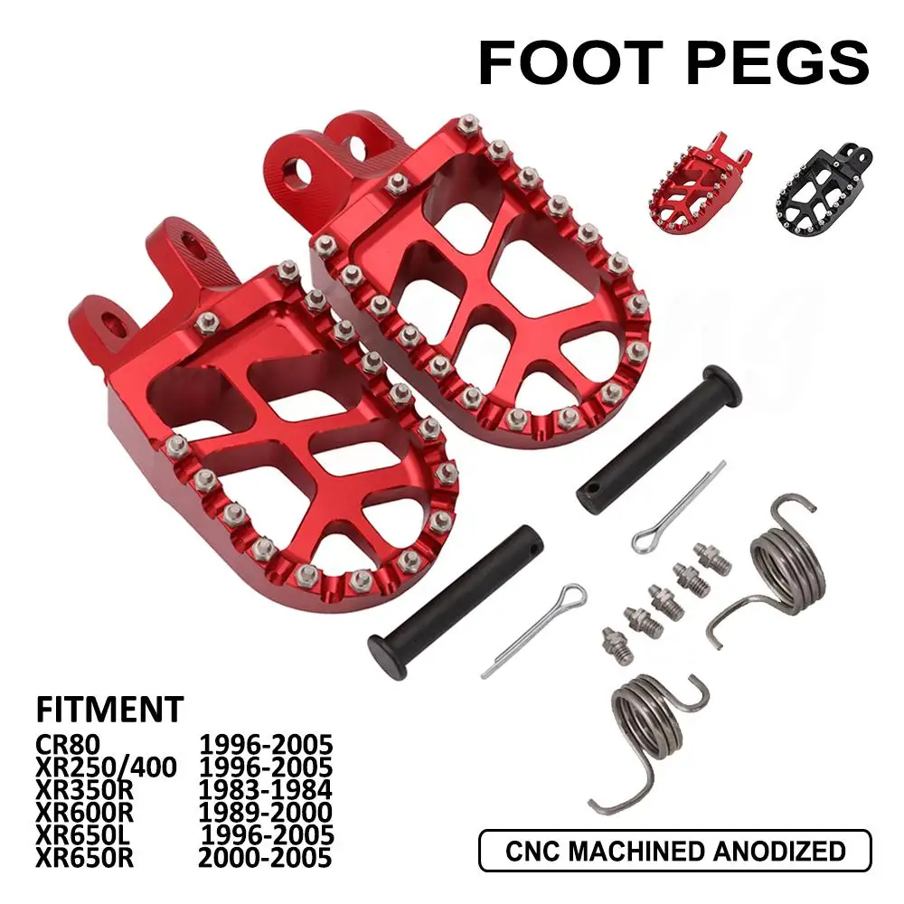 

Motorcycle CNC Footrest Footpegs Foot Pedal Pegs For Kawasaki KLX KLX250R KLX250 KLX250S KLX250SF KLX300R KLX650 KLX650R KLR650