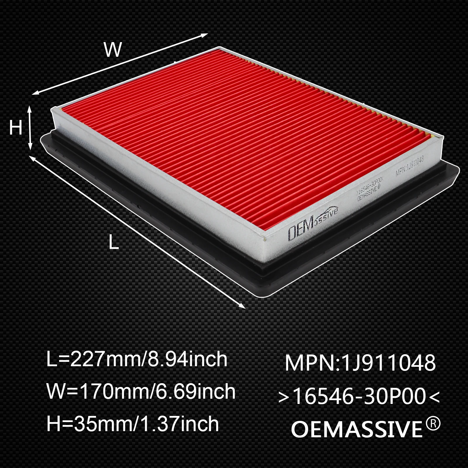 For INFINITI FX35 FX37 FX50 QX70 S51 NISSAN JUKE CUBE QTY2 Engine Air Filter Car Parts 16546-30P00 17220-P2F-A01 Car Accessories