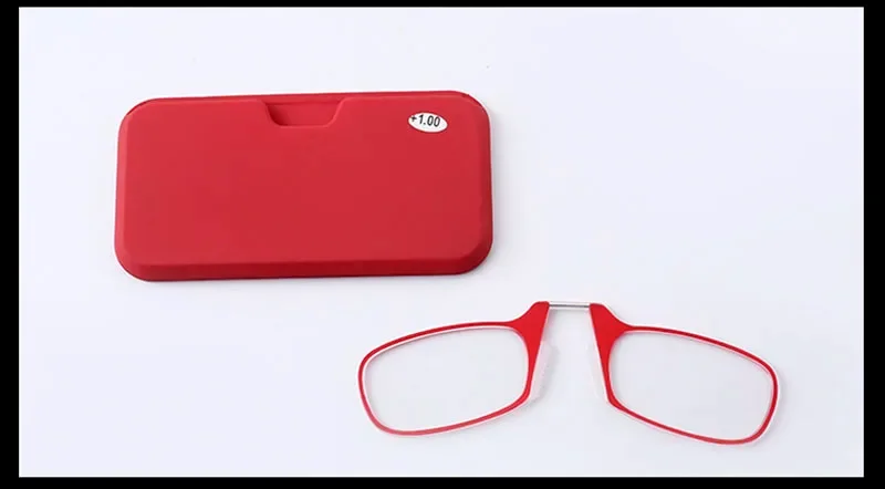 Nasen clip auf Lesebrille Anti-Blaulicht ohne Schläfe 1,0-3,5 beinlose faule Brille Unisex Hyperopie optische Brille – Detail 14