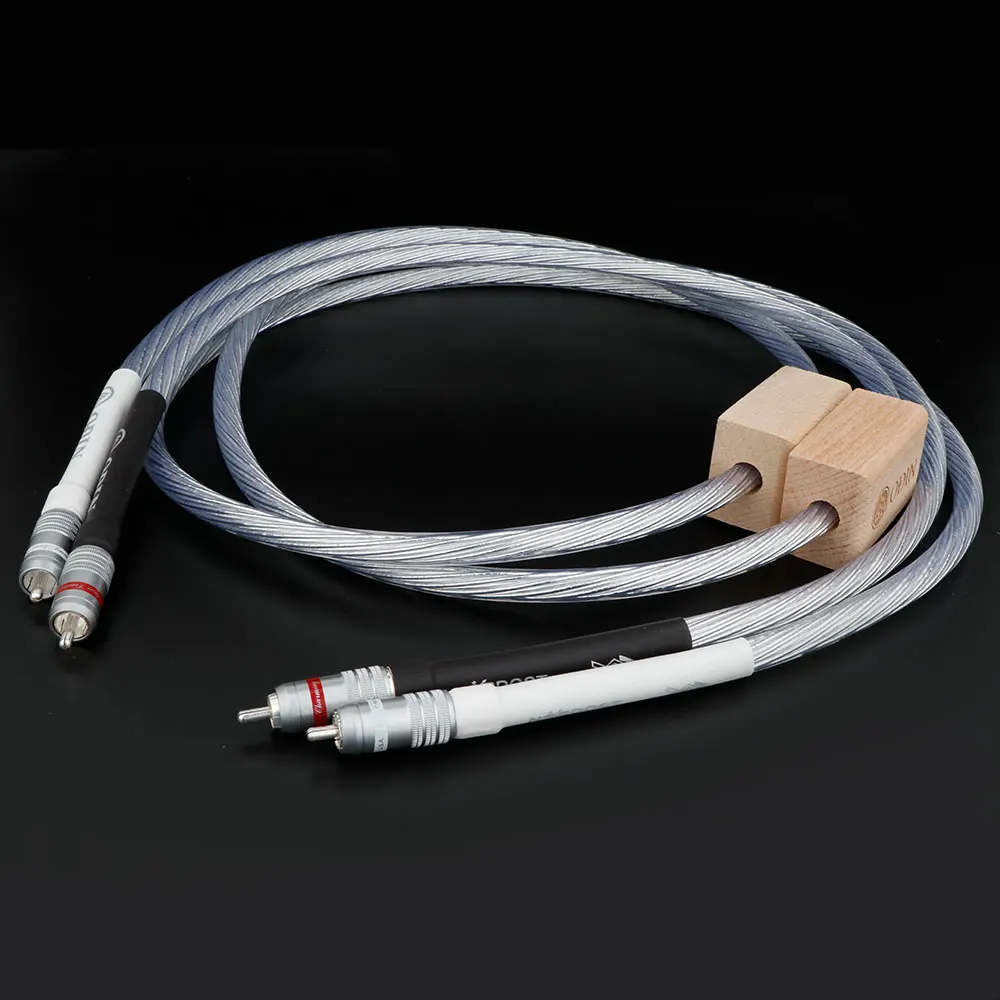 

Pair Nordost Odin RCA Audio Cable With Silver Plated RCA Plug Superme Reference Interconnect