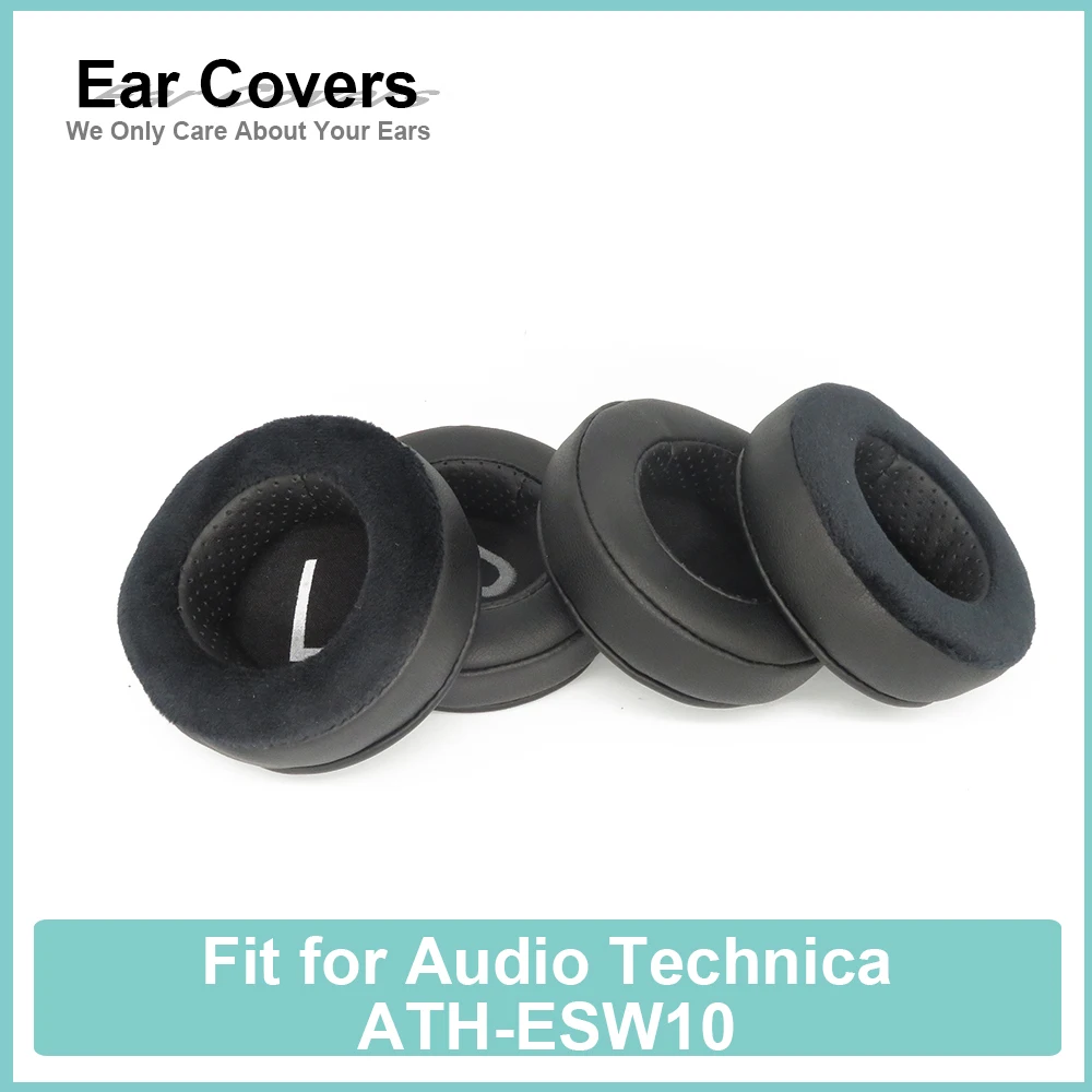 

Earpads For Audio Technica ATH-ESW10 Headphone Earcushions Protein Velour Pads Memory Foam Ear Pads